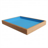 Sandtastik® Oak Sand Therapy Tray (Painted) + BONUS Play Sand 