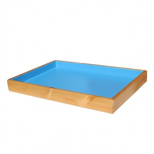 Sandtastik® Pine Sand Therapy Tray (Painted) + BONUS Play Sand